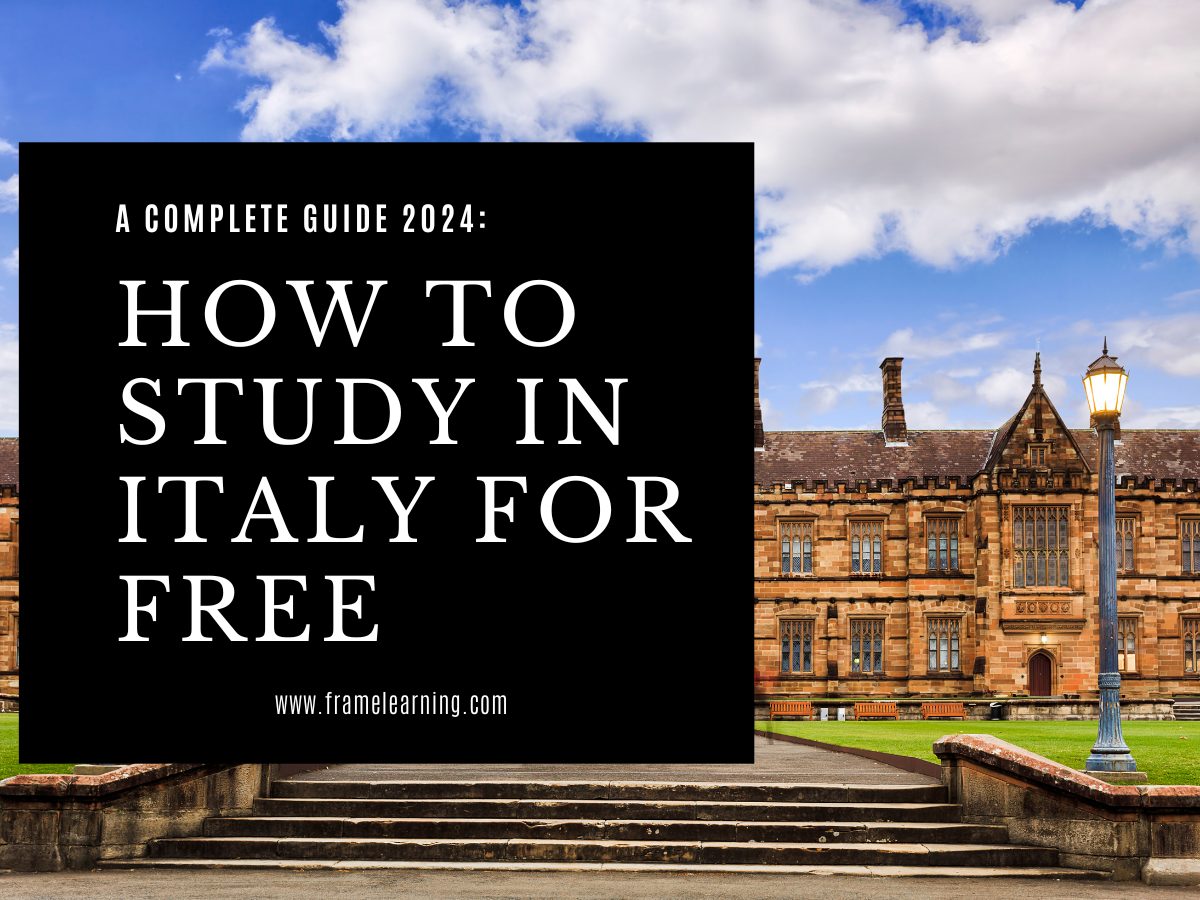 How To Study In Italy For Free