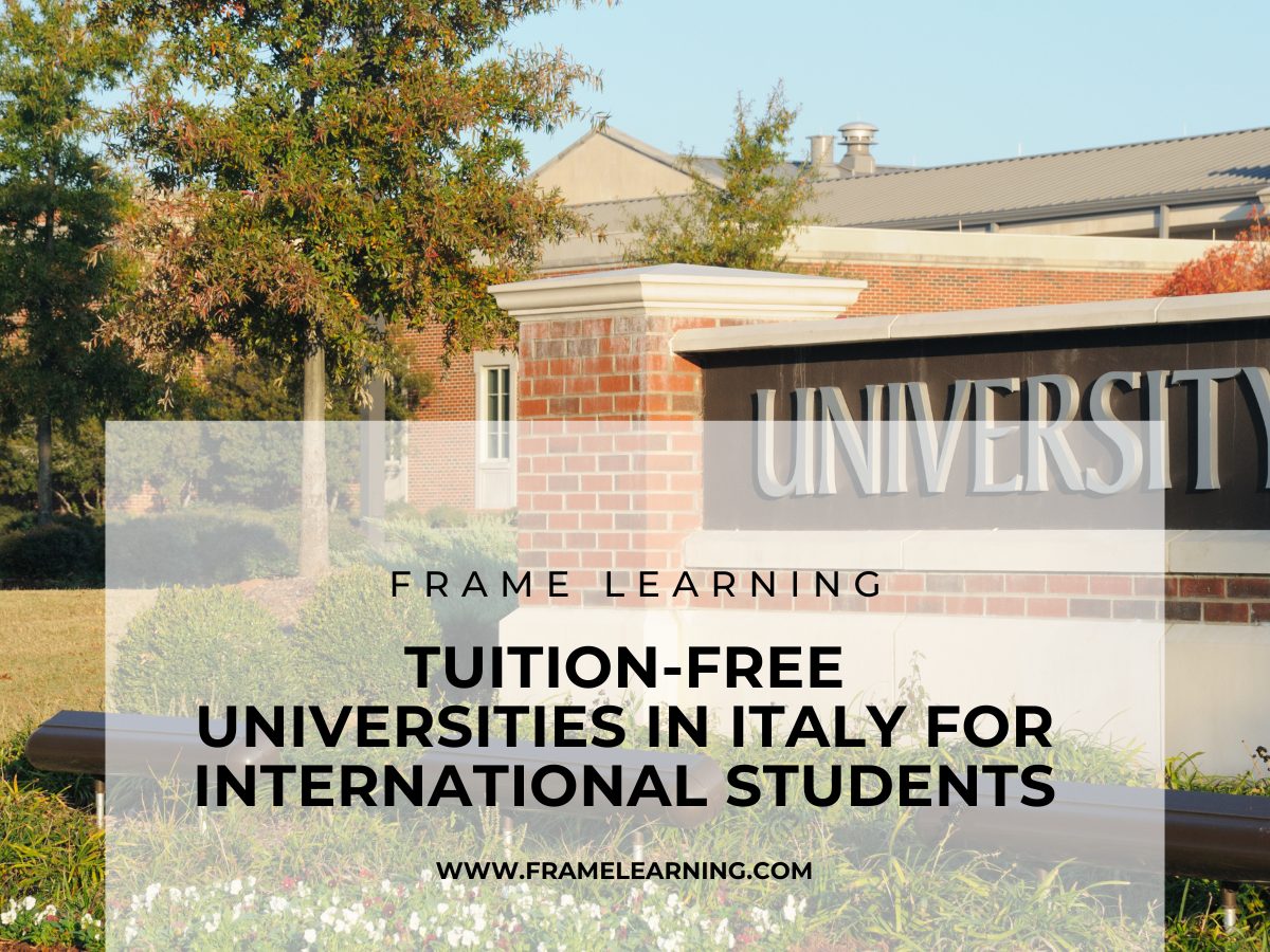 Tuition-Free Universities In Italy For International Students